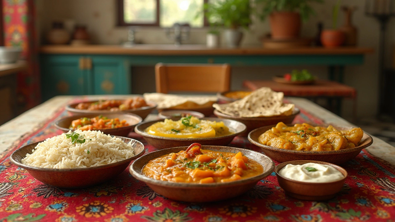 Traditional Indian Lunch: A Taste of Home